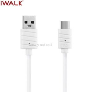 ⁦מטען לבית איכותי 2.1 אמפר עם כבל TYPE-C מבית -iWalk⁩ – תמונה ⁦2⁩