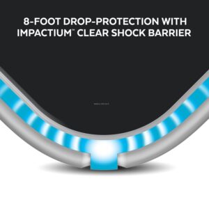 ⁦מגן לאייפון XS <B>MAX</B> דגם  SPECK Presidio - שקוף⁩ – תמונה ⁦5⁩