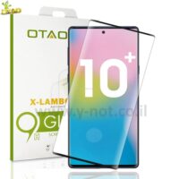 מגן מסך גלקסי נוט 10 <b>פלוס</b> מזכוכית מחוסמת  NOTE 10 מבית OTAO - כל המסך