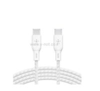 כבל BELKIN BRAIDED 100W TC-TC 2M
