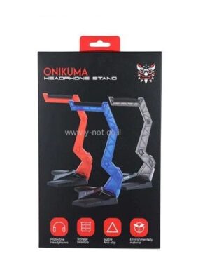 ⁦מתקן תצוגה  <b>ST-3 לאוזניות ONIKUMA כחול / אדום / אפור </b⁩ – תמונה ⁦3⁩