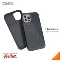 כיסוי GEAR4 לאייפון 13 <b>פרו </b>דגם HAVANA אפור מעושן שקוף
