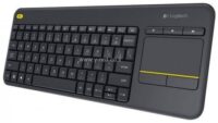 מקלדת אלחוטית Logitech Touch K400 Plus Retail בצבע שחור