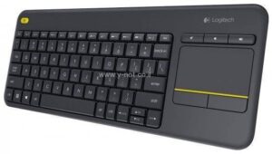 מקלדת אלחוטית Logitech Touch K400 Plus Retail בצבע שחור