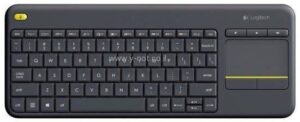 ⁦מקלדת אלחוטית Logitech Touch K400 Plus Retail בצבע שחור⁩ – תמונה ⁦2⁩