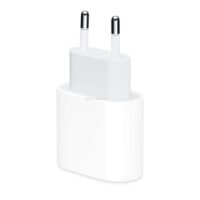 מטען בית מהיר לאייפון -מקורי אפל 20W עם חיבור TYPE C באריזה מקורית  MHJE3ZM/A APPLE - תומך PD