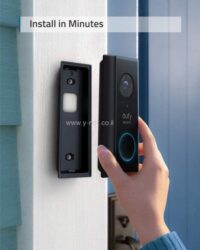 פעמון מצלמה חכם 2K מבית EUFY-ANKER -אנקר דגם VIDEO DOORBELL E82101W4