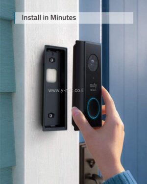 פעמון מצלמה חכם 2K מבית EUFY-ANKER -אנקר דגם VIDEO DOORBELL E82101W4