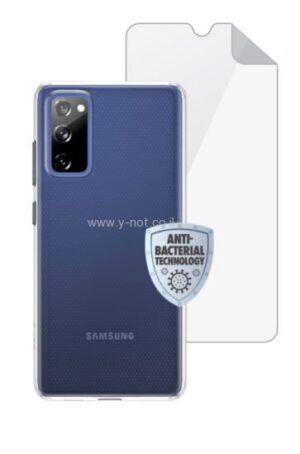 ⁦כיסוי <b>+</b> מגן מסך מטריקס SKECH Matrix לגלקסי S20FE  - שקוף⁩ – תמונה ⁦4⁩