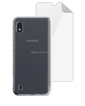 ⁦סט כיסוי ומגן מסך SKECH Matrix SE לגלקסי A10 - שקוף Galaxy A10⁩ – תמונה ⁦4⁩