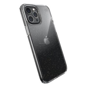 ⁦כיסוי שקוף עם נצנצים לאייפון iPhone 12<b> PRO MAX </b> דגם Presidio מבית speck‏⁩ – תמונה ⁦2⁩