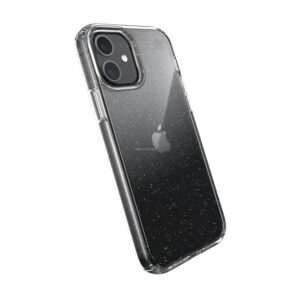 ⁦כיסוי שקוף עם נצנצים לאייפון iPhone 12<b> Mini </b> דגם Presidio מבית speck‏⁩ – תמונה ⁦2⁩