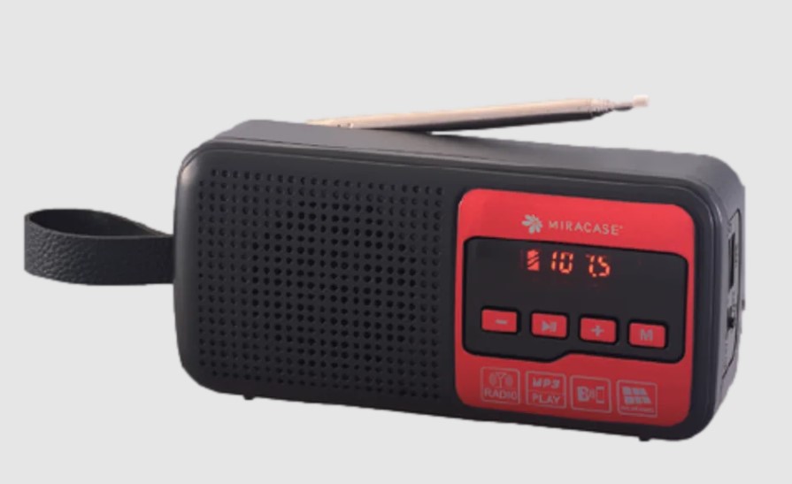 רדיו FM דיגיטלי משולב BLUETOOTH ובעל טעינה סולרית MFMR500