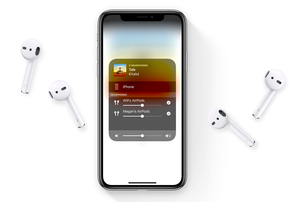 שיתוף מוסיקה בין איירפודס - תמיכה חדשה של airpods 2 - שתף עם עוד זוגות של משתמשים