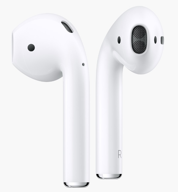 אוזניות אפל מיקוריות AirPods - עם השבב החכם