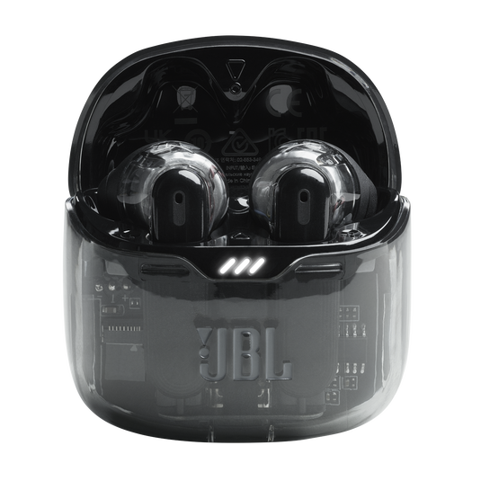 אוזניות jbl בלוטוס FLEX TWS שחור שקוף