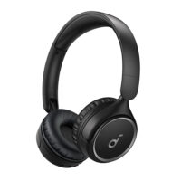 אוזניות קשת אלחוטיות On-Ear דגם Anker Soundcore H30i A3012 - אדום/ שחור/ לבן
